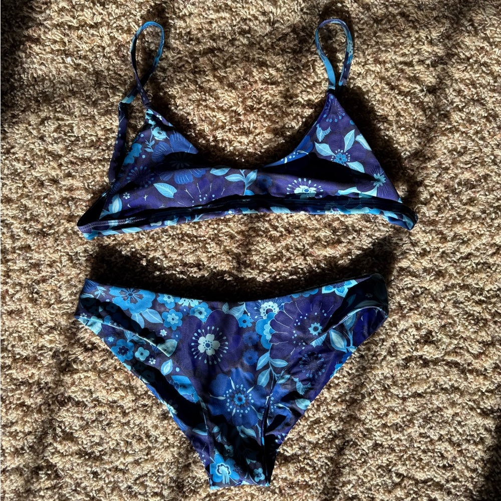Kulani Kinis Blue Floral Bikini